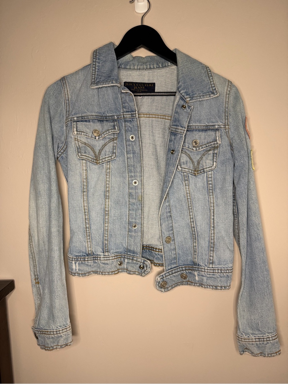 Juicy Couture Light Blue Denim Jean Jacket